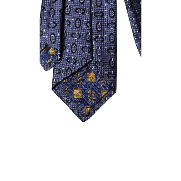Robert Talbot Studio Men's Patterned Silk Tie - Picture 3 of 7